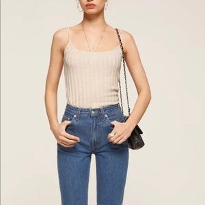 Reformation Quinn Top  Natural Medium